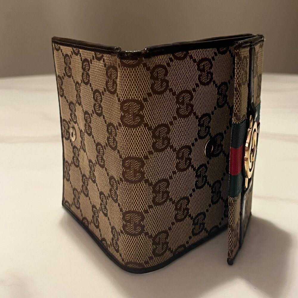 Authentic Vintage Gucci Ophidia GG Canvas Wallet + Box - Picture 9 of 15